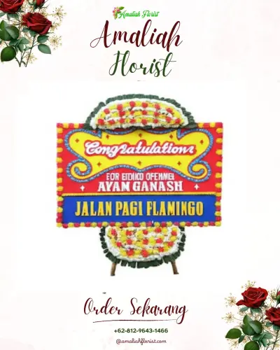 Bunga Papan Congratulation di Kenali Besar